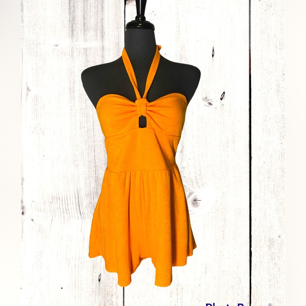 Wild Fable Terry Cloth Retro Romper M